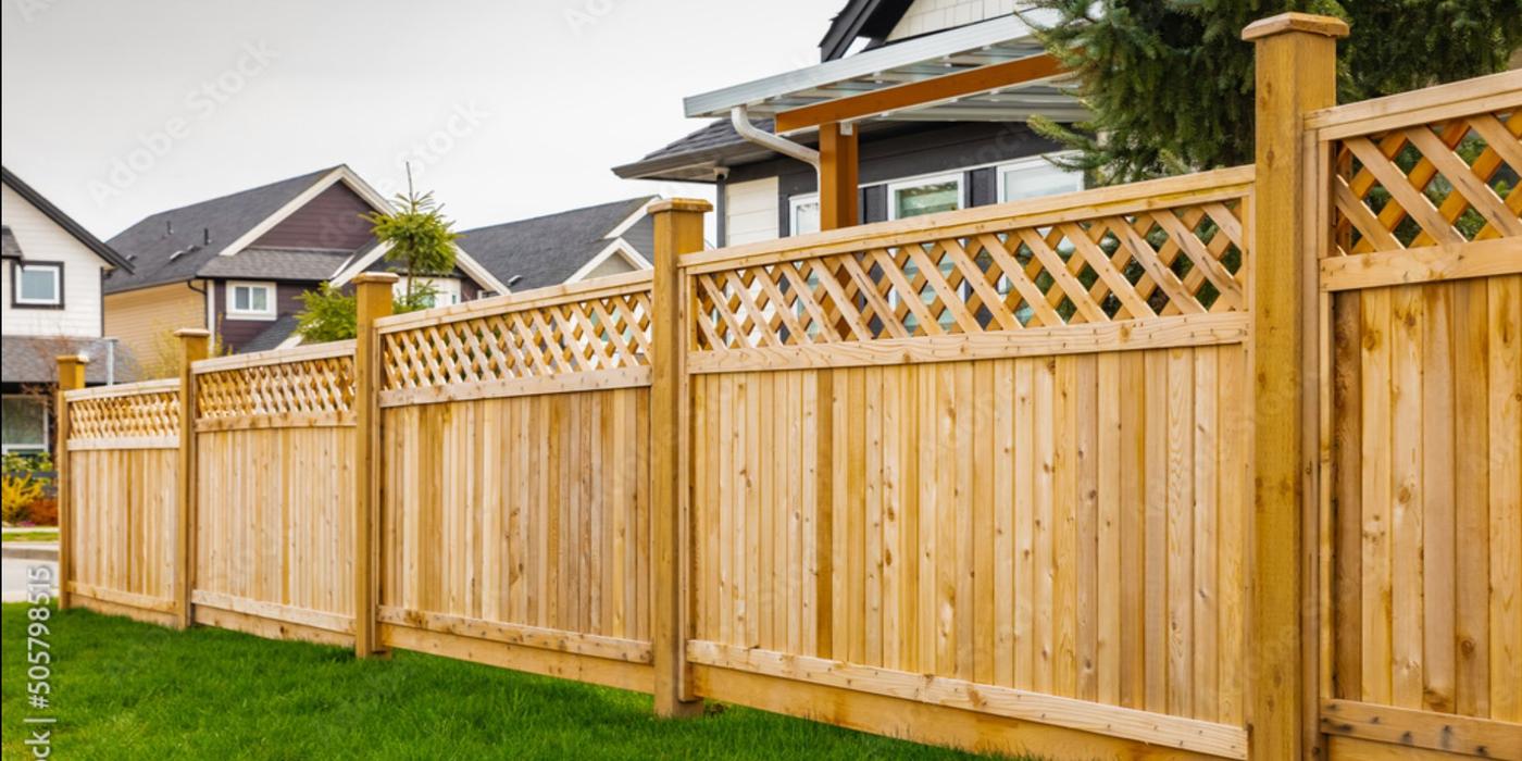 Cedar fence installation in Northern Colorado